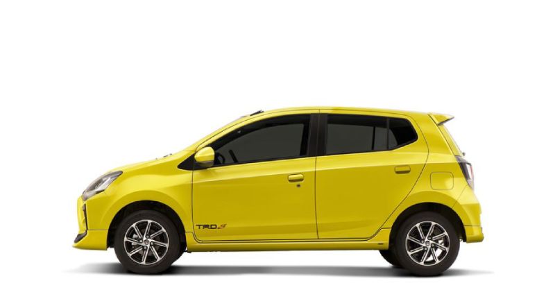 Sewa Mobil di Lombok Toyota Agya Kuning